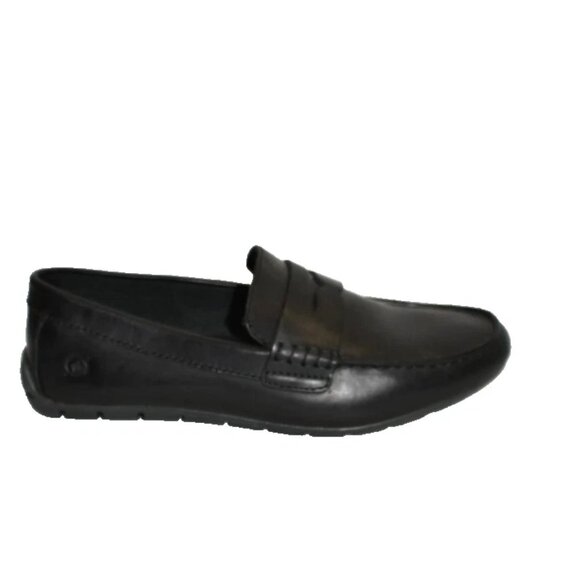 Born Andes Loafers Mens 8 Black Smooth Leather Slip-On Driving Moccasin Shoes New Børn Mens Andes Driving Shoe Leather Slip On Size 8M  main image 2